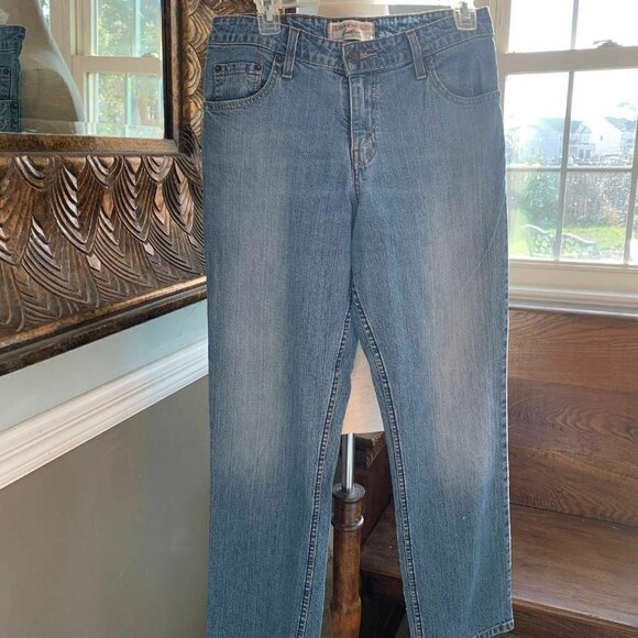 - Levis Strauss Signature Womens Mid Rise Straight Leg Denim Blue Jeans 10… - Picture 2 of 6